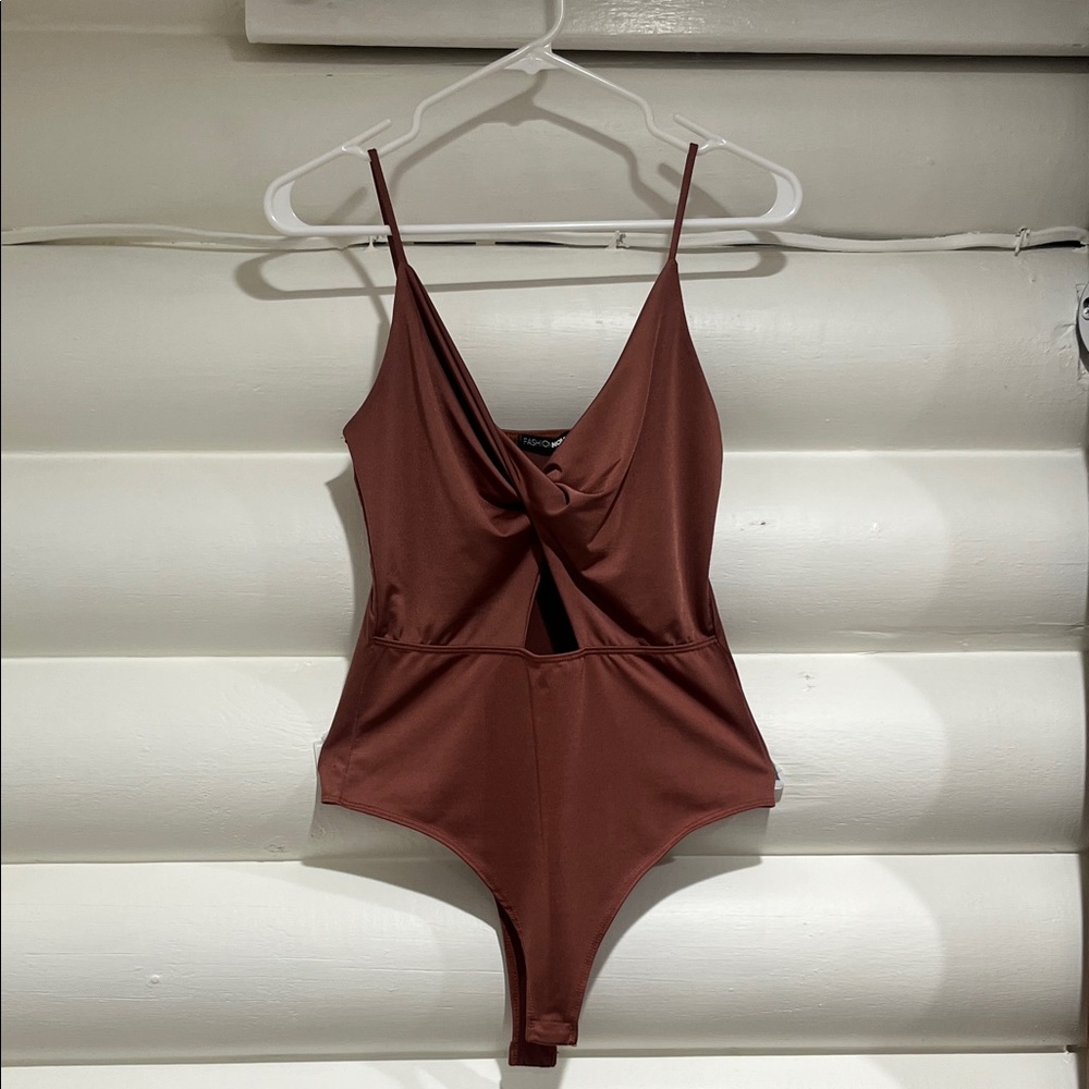 Fashion Nova Rust Bodysuit